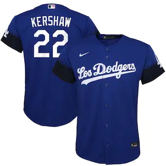 youth nike clayton kershaw royal los angeles dodgers city c